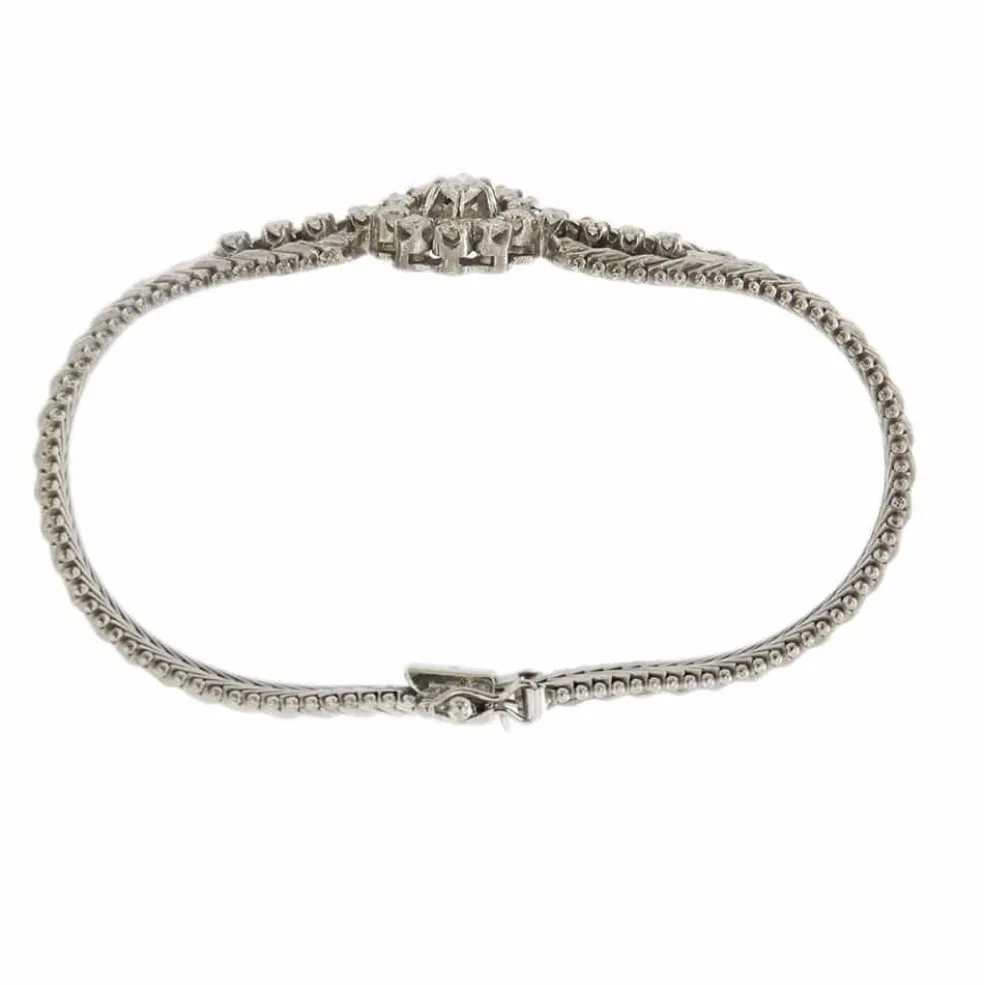 Bracelet vintage diamants 0,89 ct