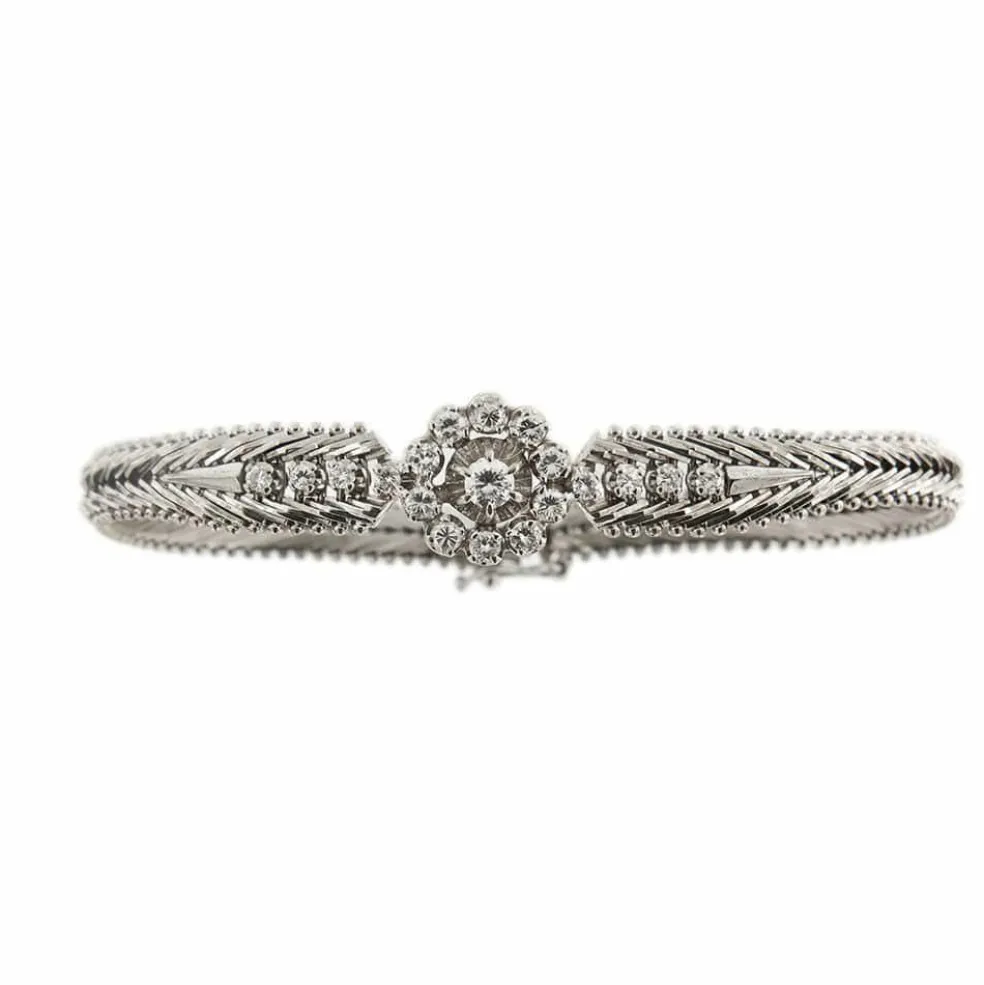 Bracelet vintage diamants 0,89 ct