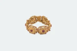 Bracelet vintage en or avec rubis
