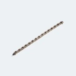Bracelet vintage en or blanc