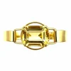 Bracelet vintage en or jaune 18K et citrine