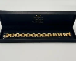 Bracelet vintage en or jaune 18 carats