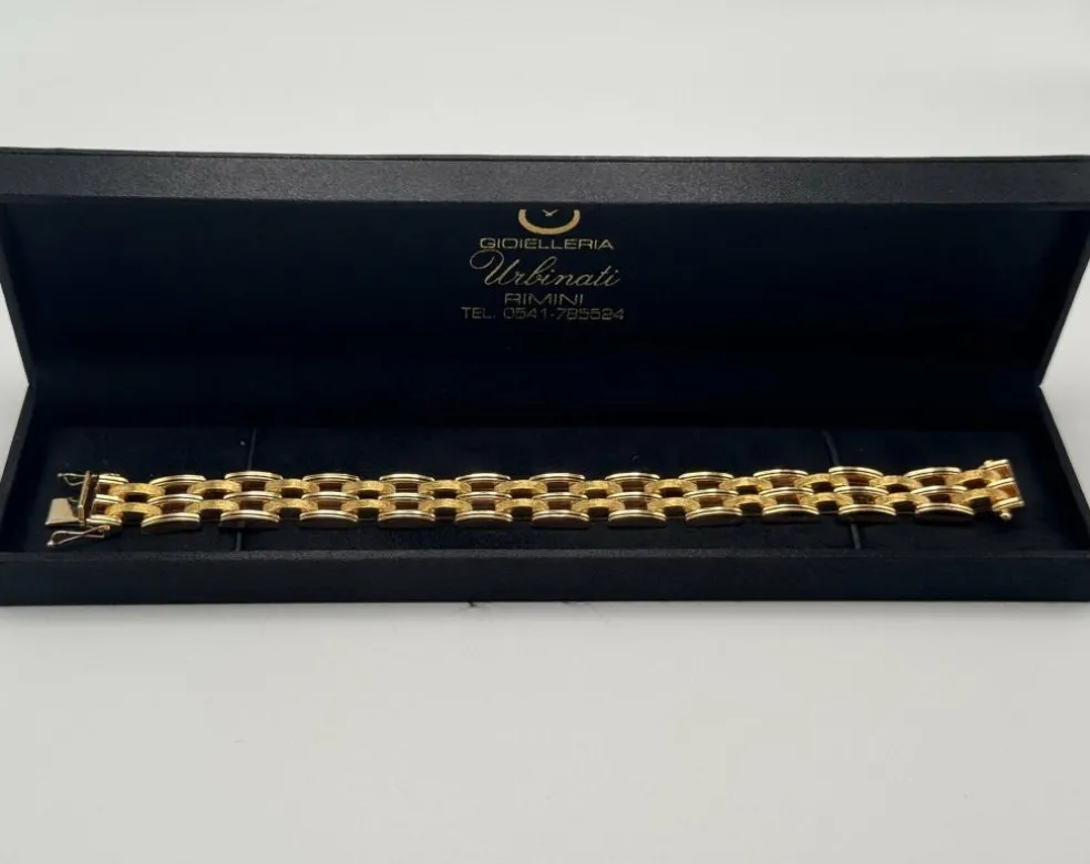 Bracelet vintage en or jaune 18 carats