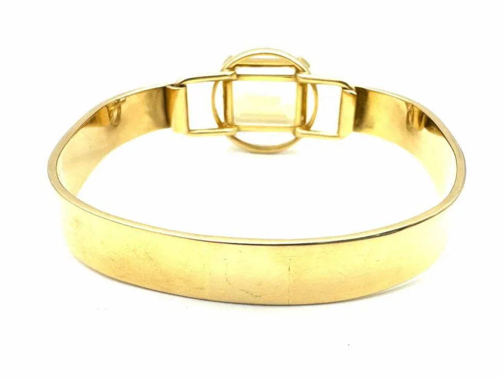 Bracelet vintage en or jaune 18K et citrine