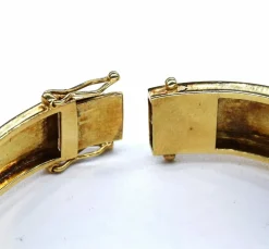 Bracelet vintage or rubis diamants