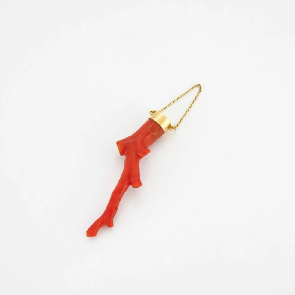 Branche/pendentif de corail