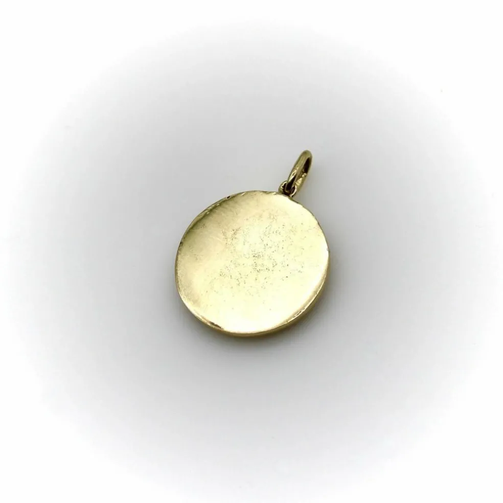 Breloque Nekhbet en or 14 carats de style néo-égyptien