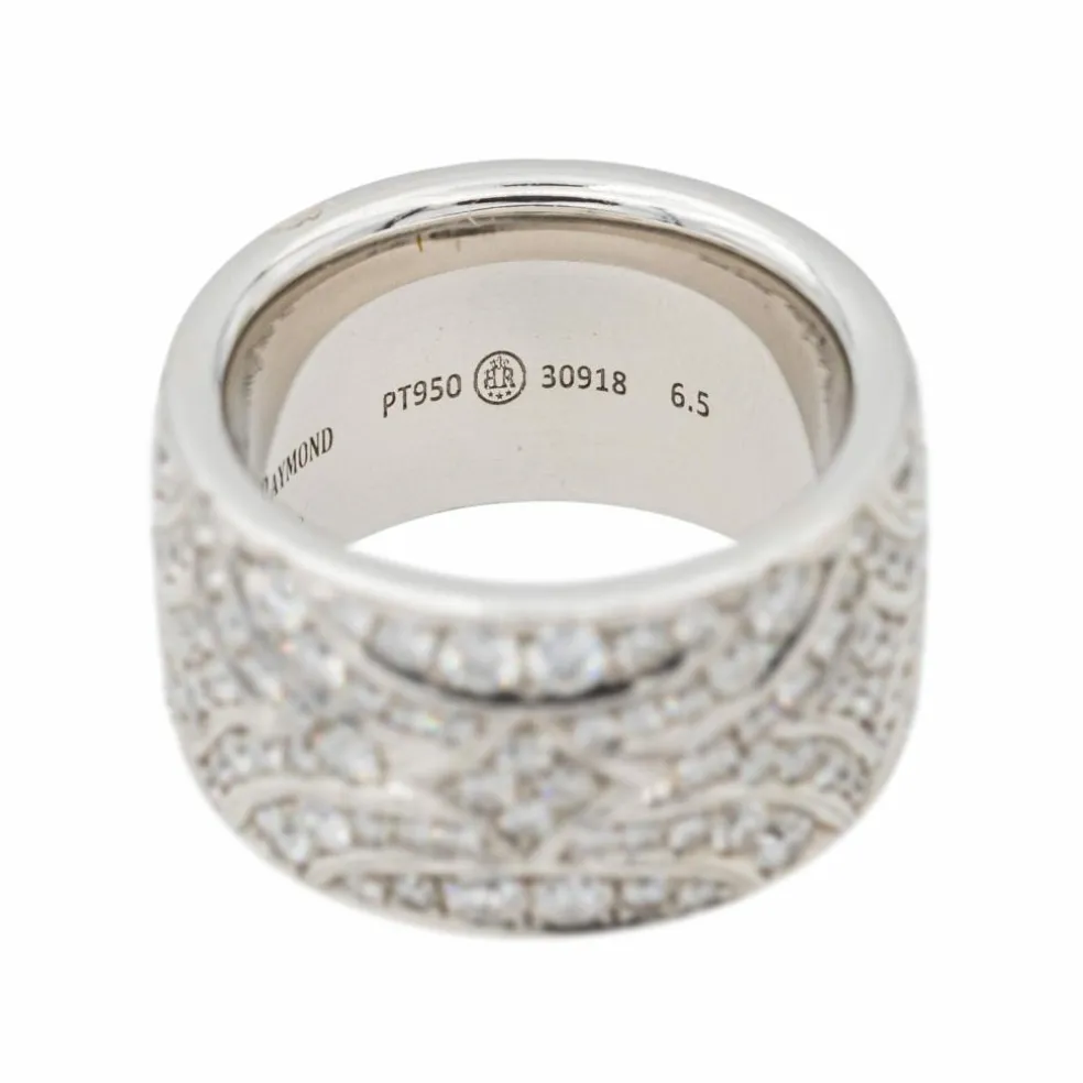 Briony Raymond Bague Cocktail Platine Diamant