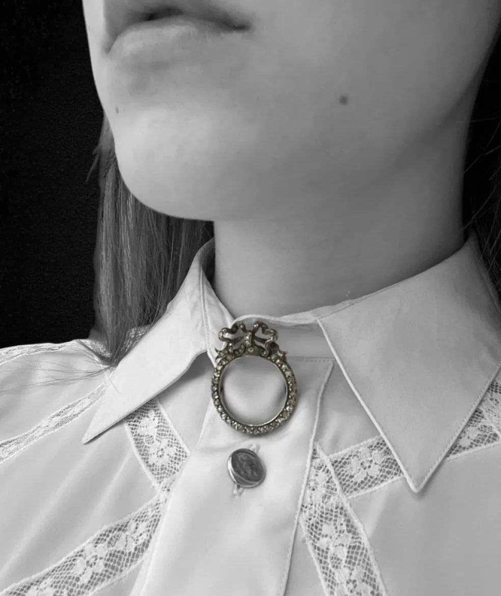 Broche à cadre victorien, vers 1830