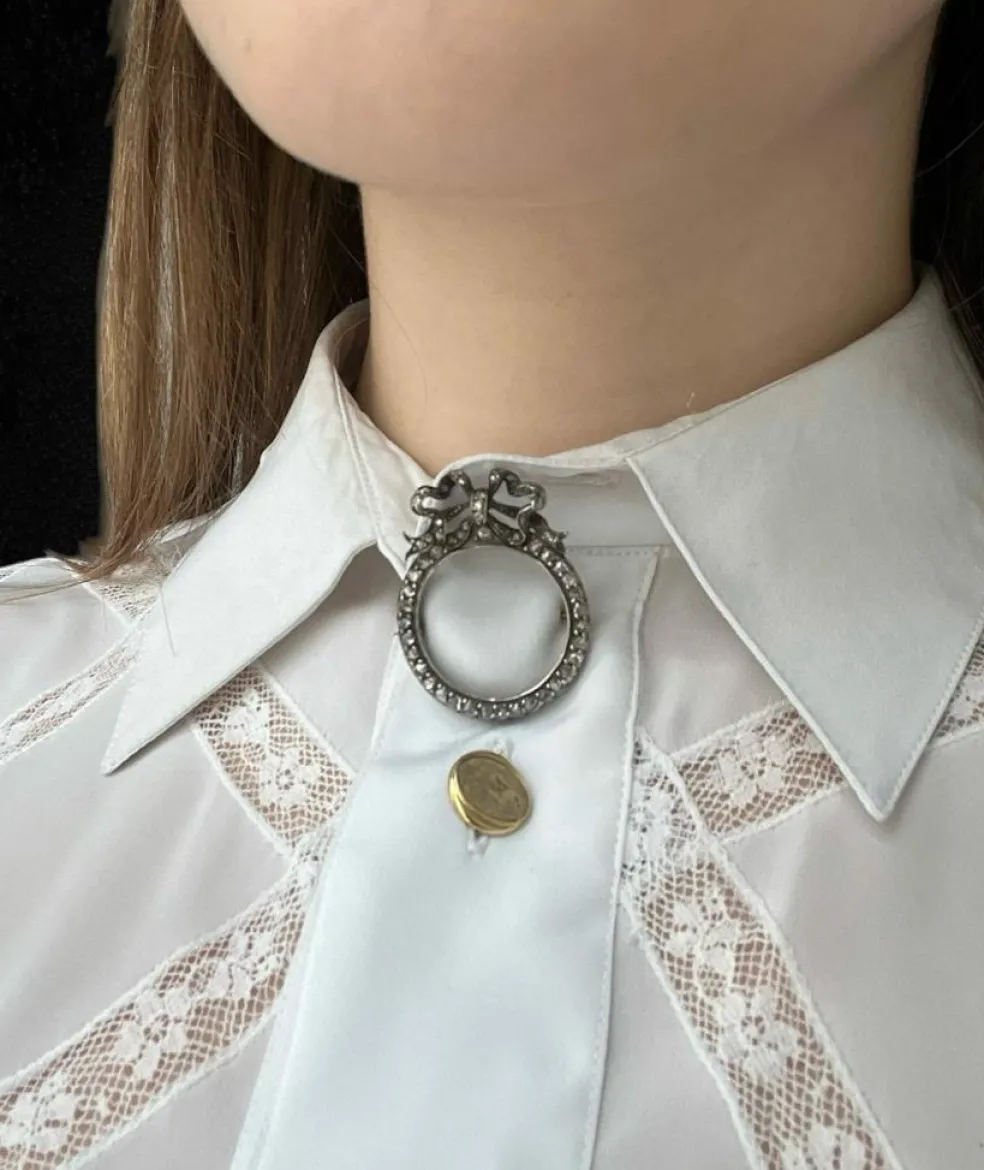 Broche à cadre victorien, vers 1830
