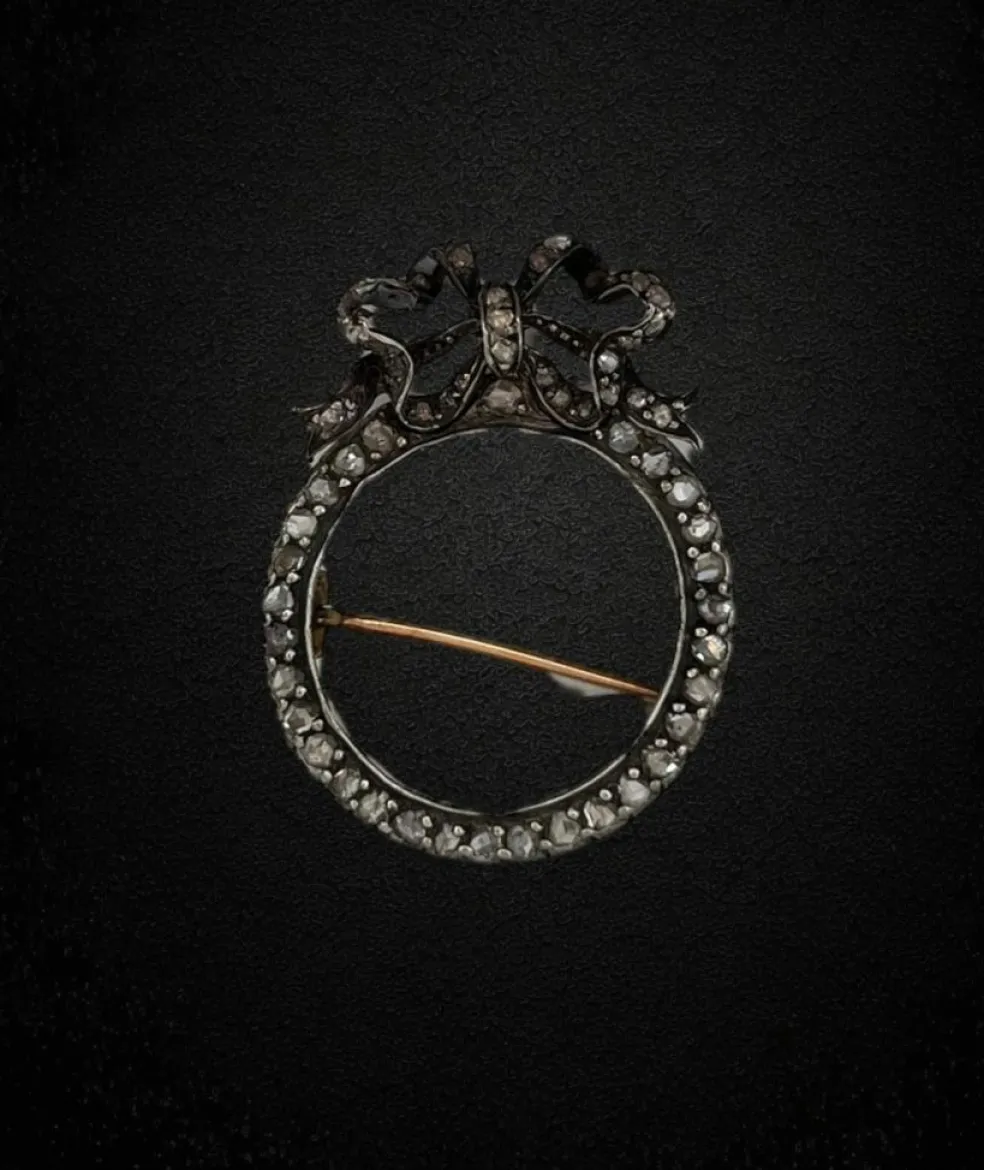Broche à cadre victorien, vers 1830