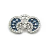 Broche - Or, Diamants et Email