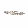 Broche ancienne en or , perles et diamants