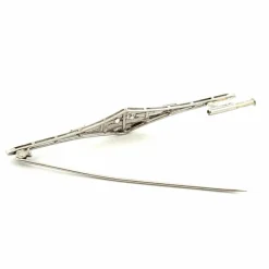 Broche ancienne en or et diamants