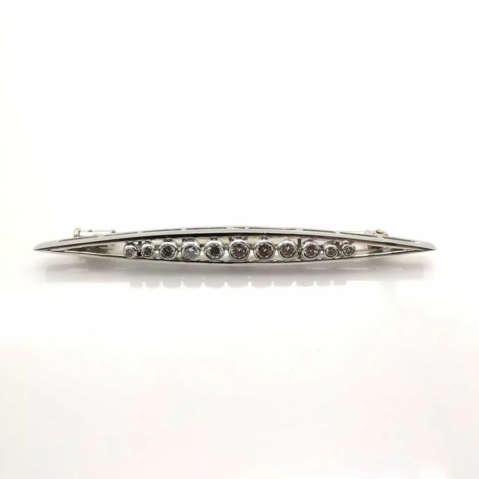 Broche ancienne or et diamants