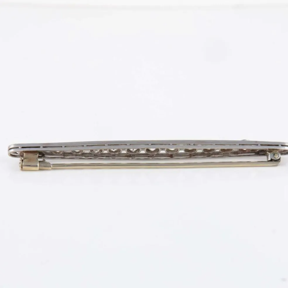 Broche Art Déco 15 Diamants