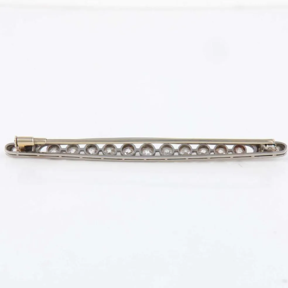 Broche Art Déco 15 Diamants