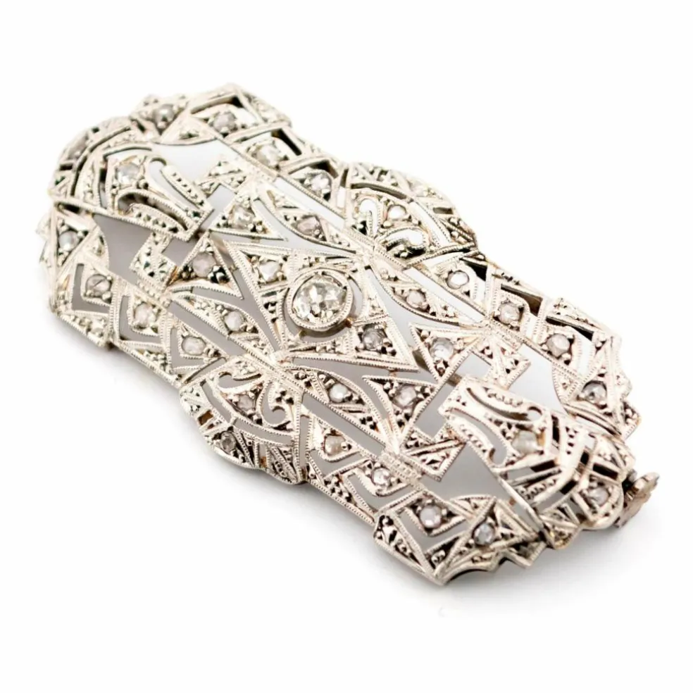 Broche Art Déco Diamant