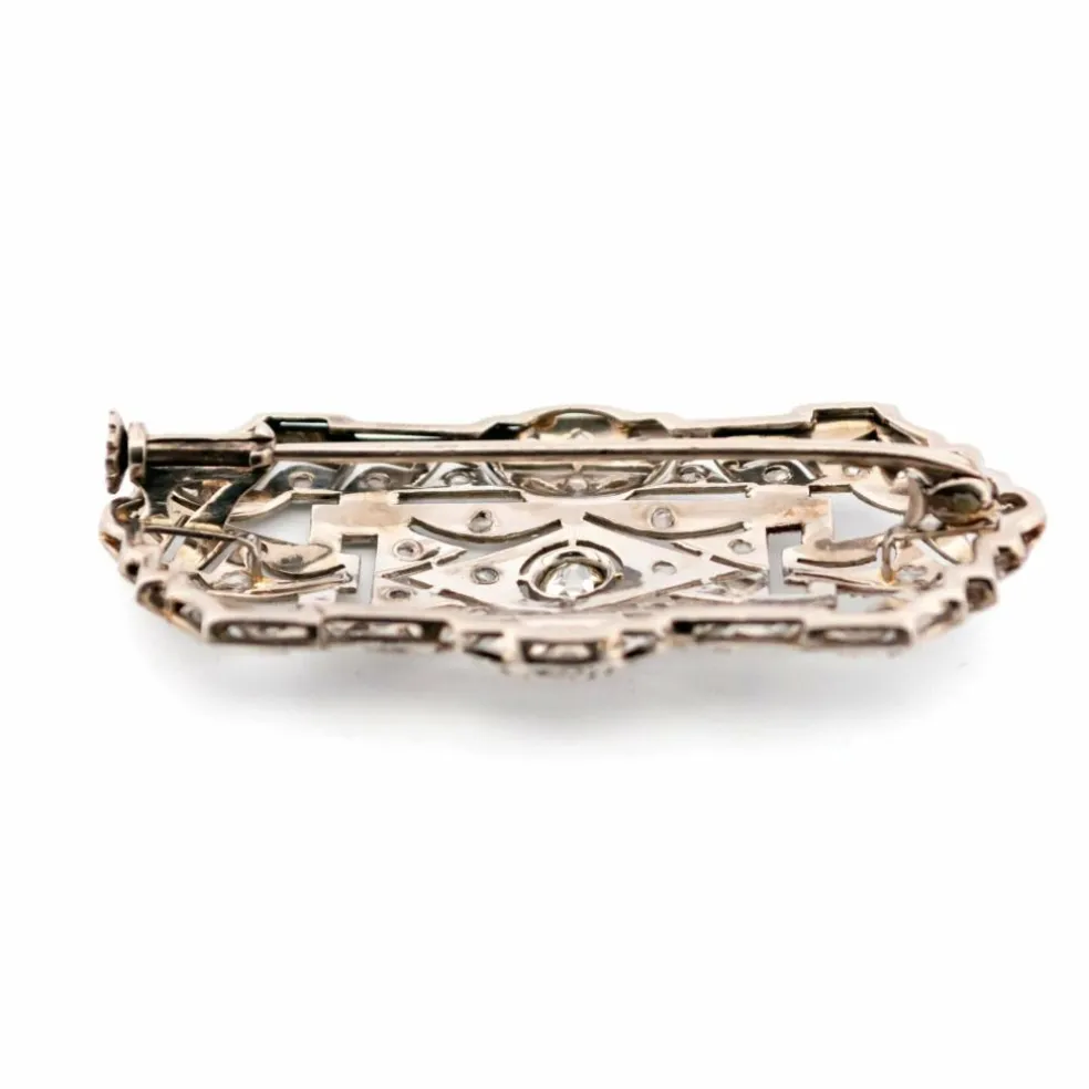 Broche Art Déco Diamant