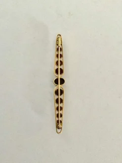 Broche Art Déco Grenats