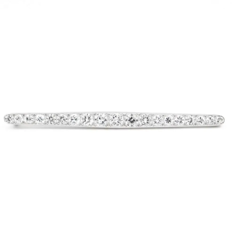 Broche Art déco Or blanc Diamant
