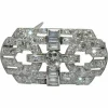 Broche Art Déco Platine Diamants