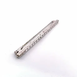 Broche Art-déco Platine & diamants