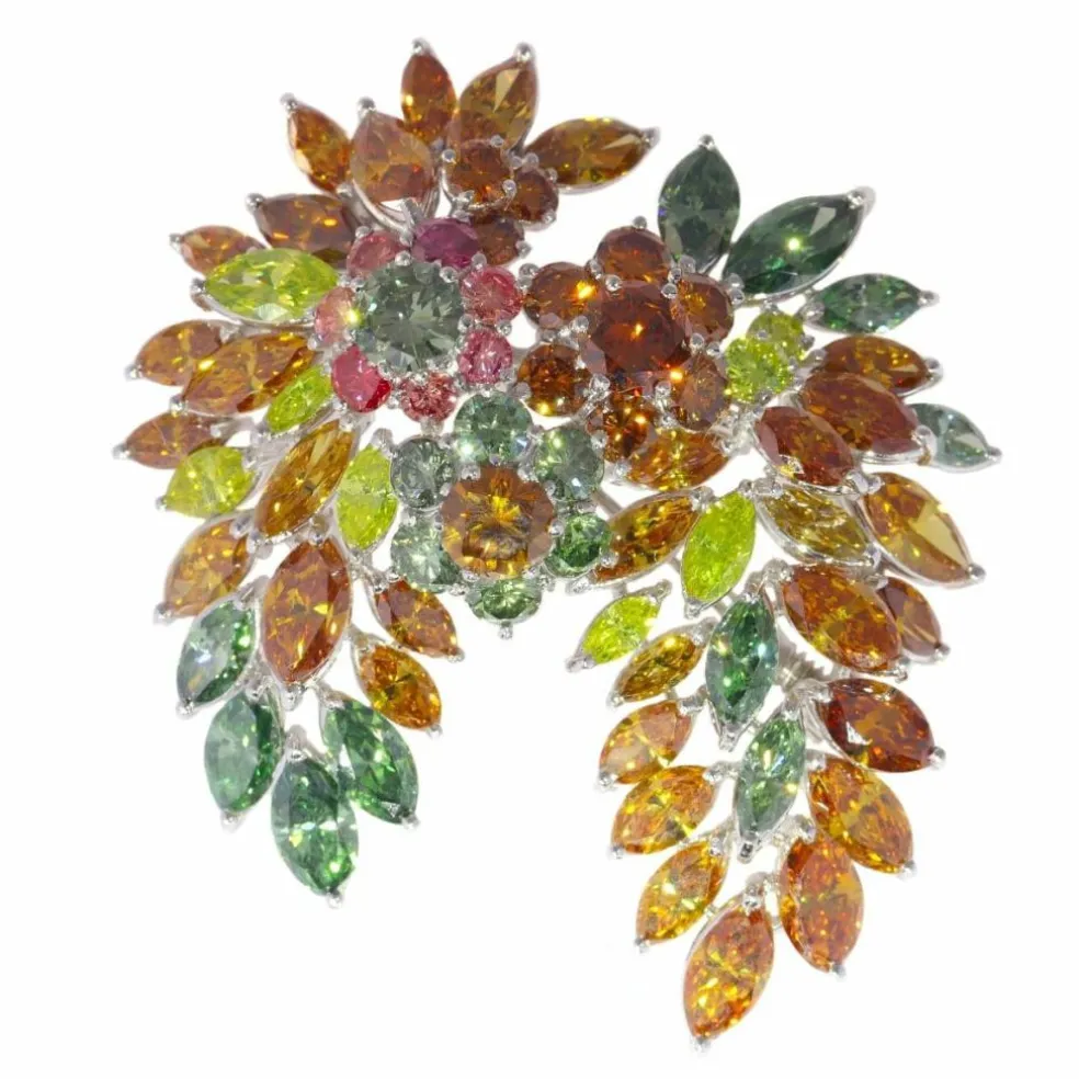 Broche avec Diamants