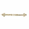Broche Barette Ancienne Or Deux Tons Diamants