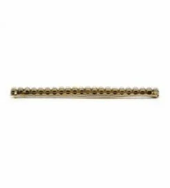 Broche barrette - Or jaune et perles