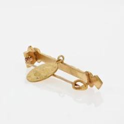 Broche barrette ancienne de bébé