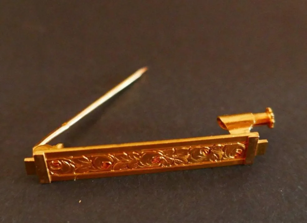 Broche Barrette De Bébé, Or jaune