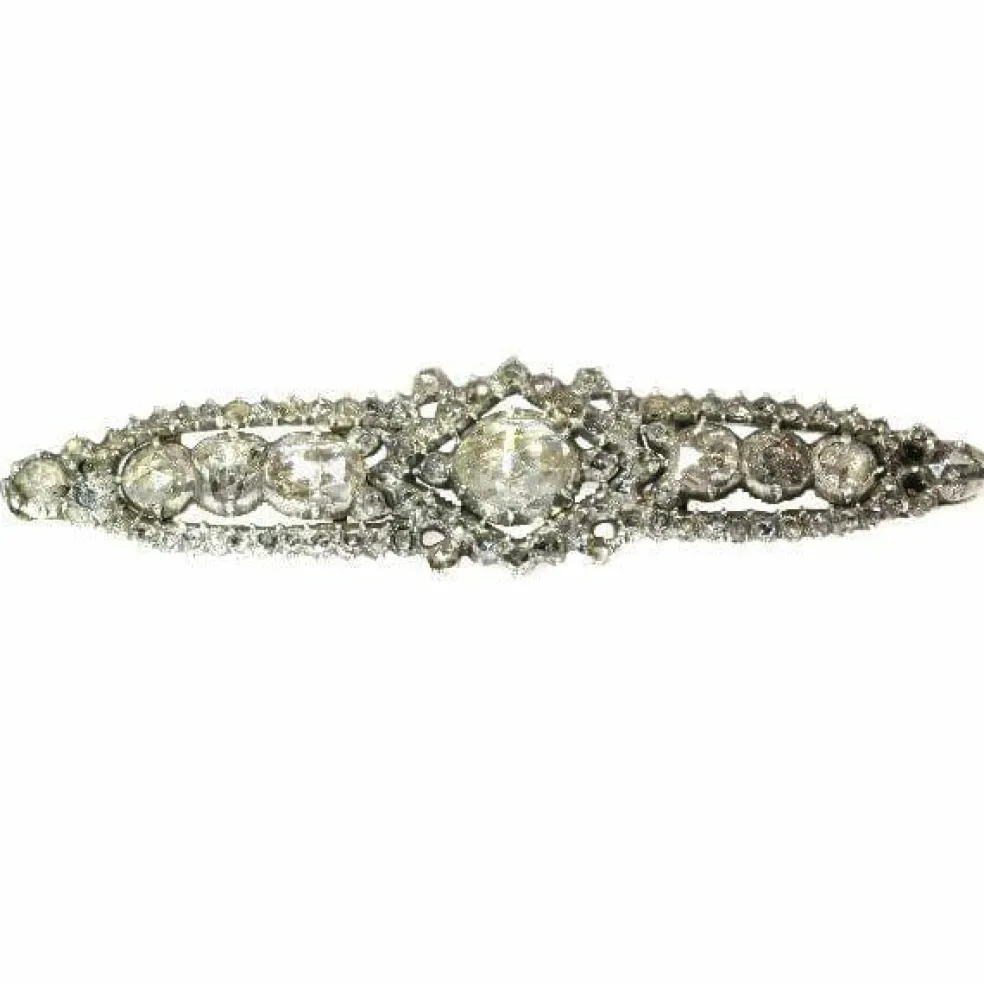 Broche barrette en diamant