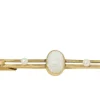 Broche barrette Or Opale et Perles