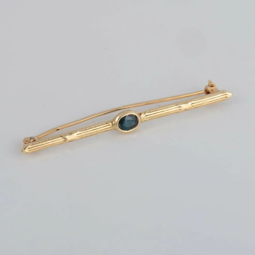 Broche barrette Saphir