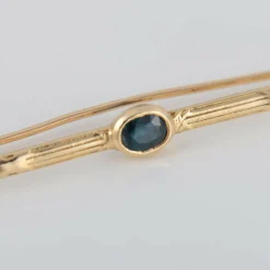 Broche barrette Saphir