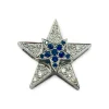 Broche Boucles d'oreilles en or blanc et diamants