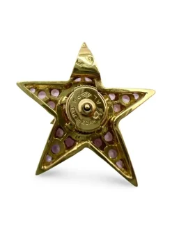 Broche Boucles d'oreilles diamants et saphirs