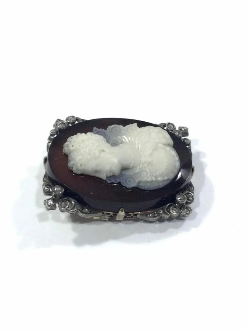 Broche Camée Cornaline