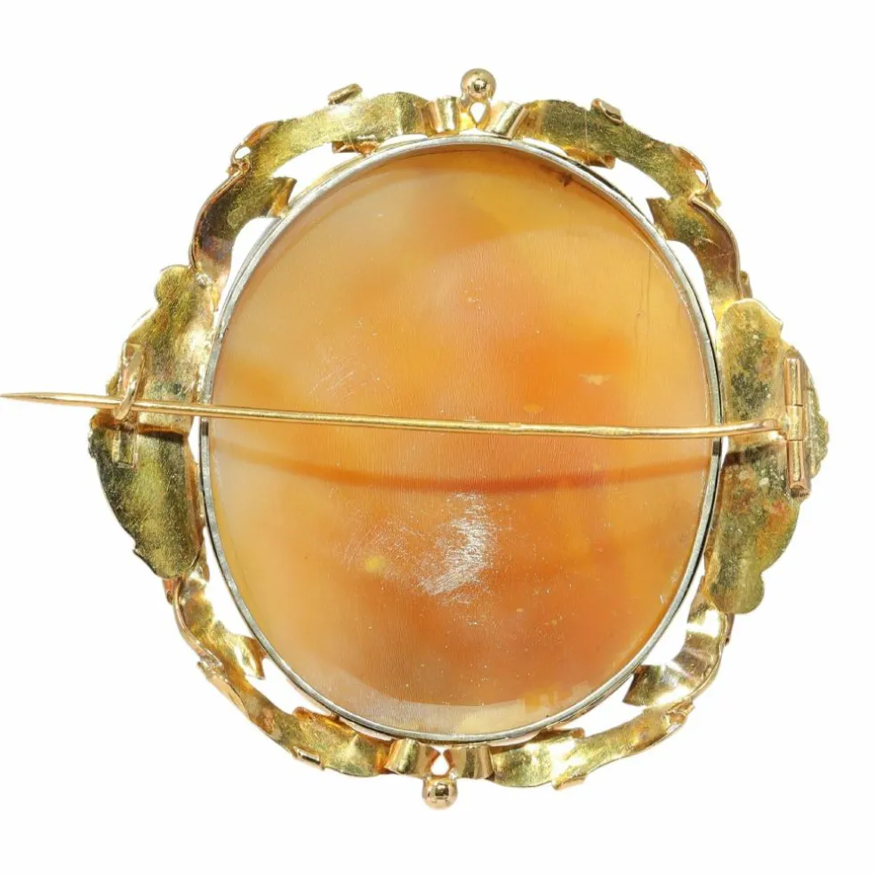 Broche camée Le Taureau Farnèse