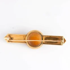Broche Camée Perles émail