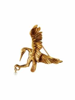 Broche Cigogne