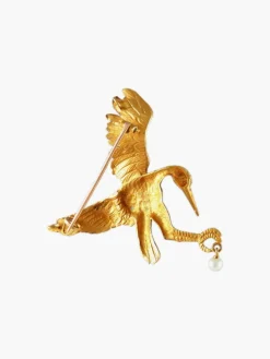 Broche Cigogne