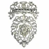 Broche coeur flamand Diamants 18ème siècle