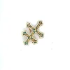 Broche Croix de Lorraine Yellow Gold