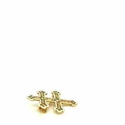 Broche Croix de Lorraine Yellow Gold
