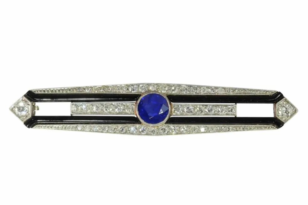 Broche de bar Art Déco des années 1920 : un aperçu du glamour des années folles
