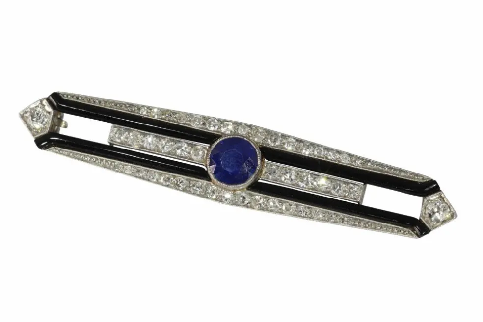 Broche de bar Art Déco des années 1920 : un aperçu du glamour des années folles