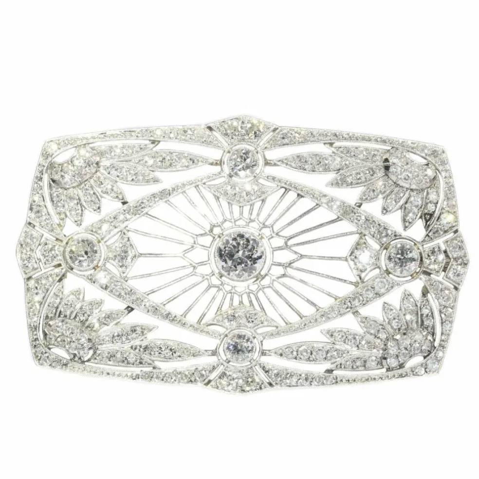 Broche diamant