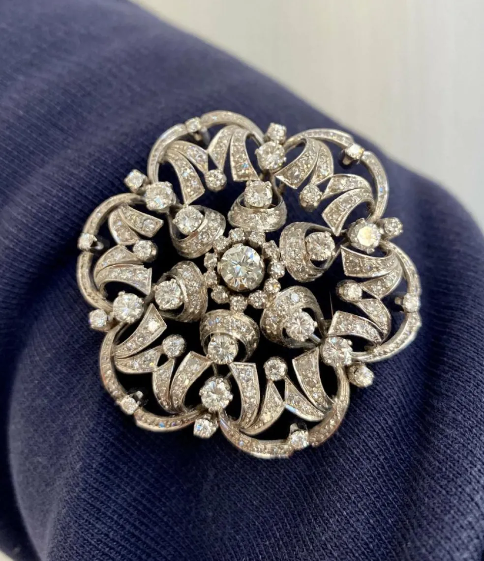 Broche Diamant